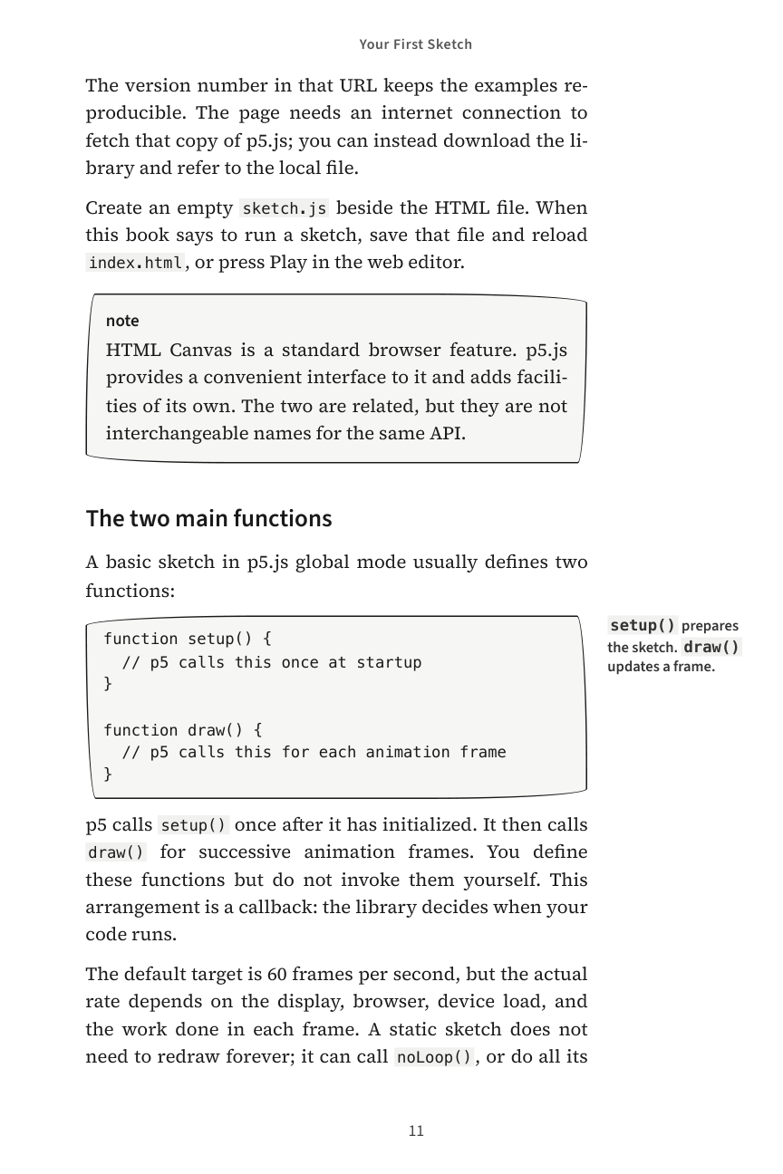 The Book of Canvas, Your First Sketch, original page 11